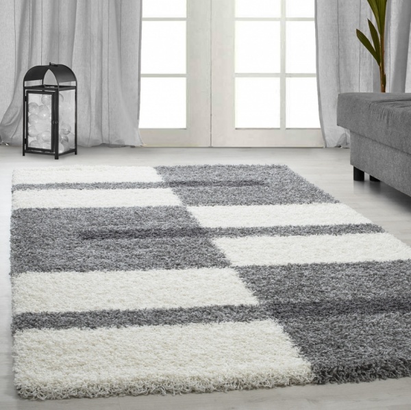 Gala Shaggy Modern Lightgrey Rug